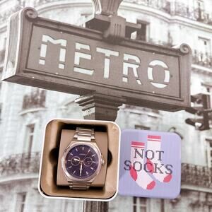 Fossil BQ2610 Evanston Multifunction Stainless Steel Watch